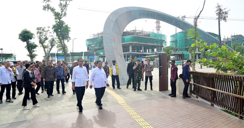 Presiden Jokowi dan Presiden Terpilih Prabowo Tegaskan Komitmen Lanjutkan Pembangunan IKN