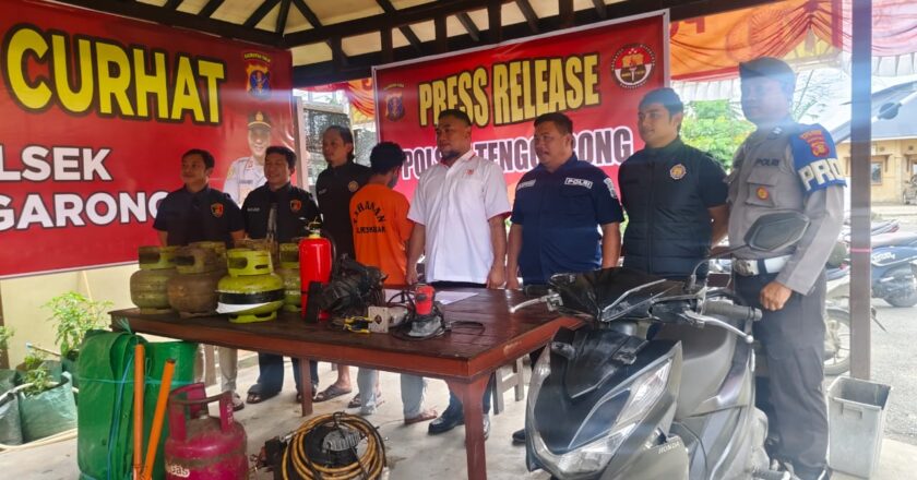 Spesialis Bobol Gembok Beraksi di 19 TKP, Pelaku Dibekuk Polsek Tenggarong