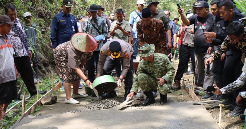Kapolres Gunungkidul Dorong Gotong Royong, Perkuat Pembangunan dan Mitigasi Bencana