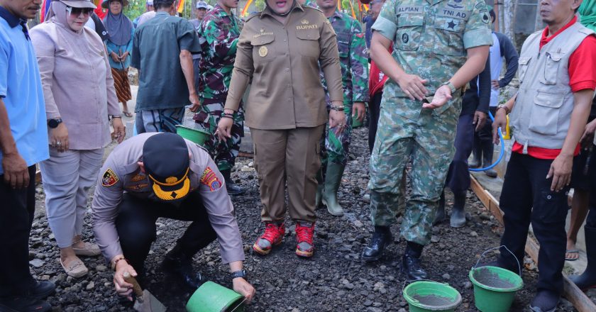 Kapolres Gunungkidul Ajak Warga Rawat Semangat Gotong Royong di Paliyan