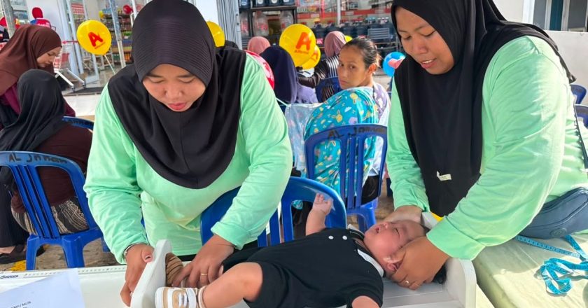 Di Kota Bangun, Alfamidi Edukasi Kesehatan Gigi Balita