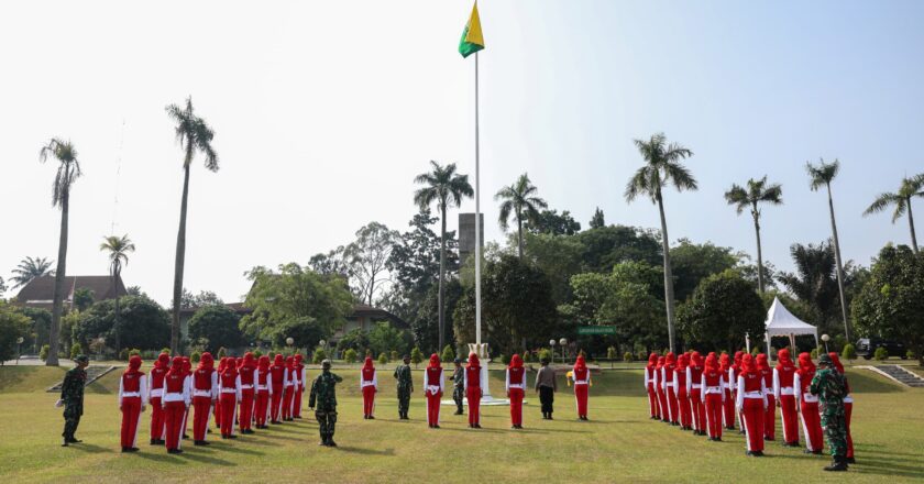 Jelang Peringatan 79 Tahun RI, Paskibraka Nasional Intensif Latihan di Cibubur