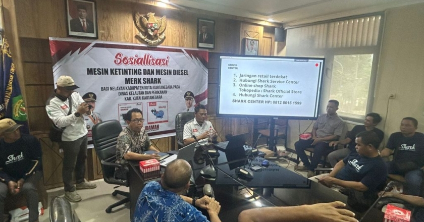 Tingkatkan Produktivitas Nelayan, DKP Kukar Perkenalkan Mesin Ketinting Lokal Shark