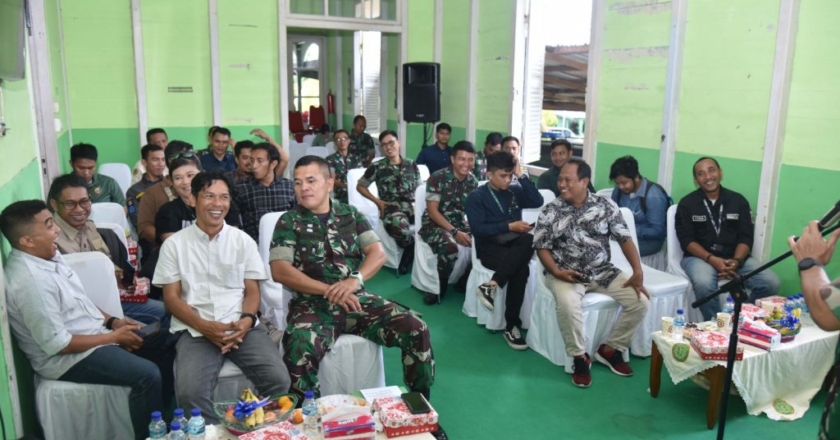 Pendam VI/Mlw Dan Rekan Awak Media Kota Balikpapan Solid Bersinergitas Mengawal Pemberitaan