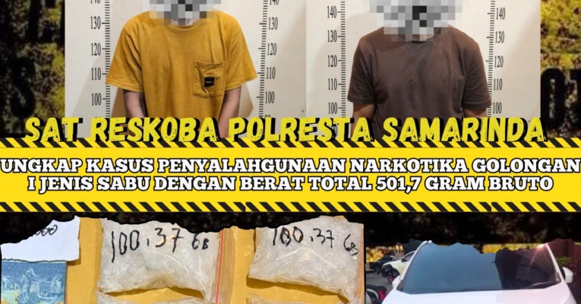 “Bongkar Kasus Narkoba Besar, Polresta Samarinda Tangkap Dua Tersangka!”