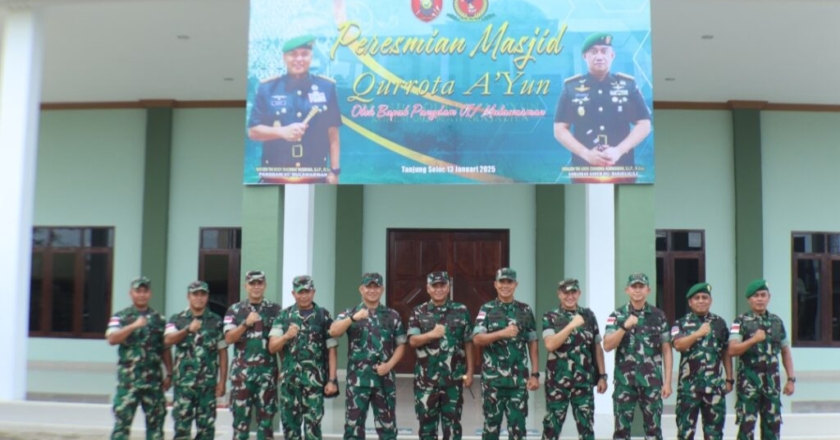 Kunjungan Kerja Pangdam VI/Mulawarman ke Korem 092/Maharajalila, Perkuat Sinergi dan Motivasi Prajurit dan Peresmian