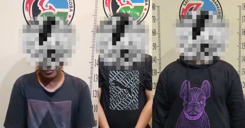 Polresta Samarinda Tangkap Tiga Tersangka Kasus Narkoba Awal Tahun 2025