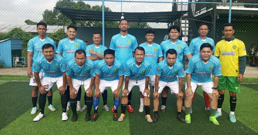 Diskominfo Kukar, PWI, JMSI dan Royal Group Gelar Fun Game Mini Soccer