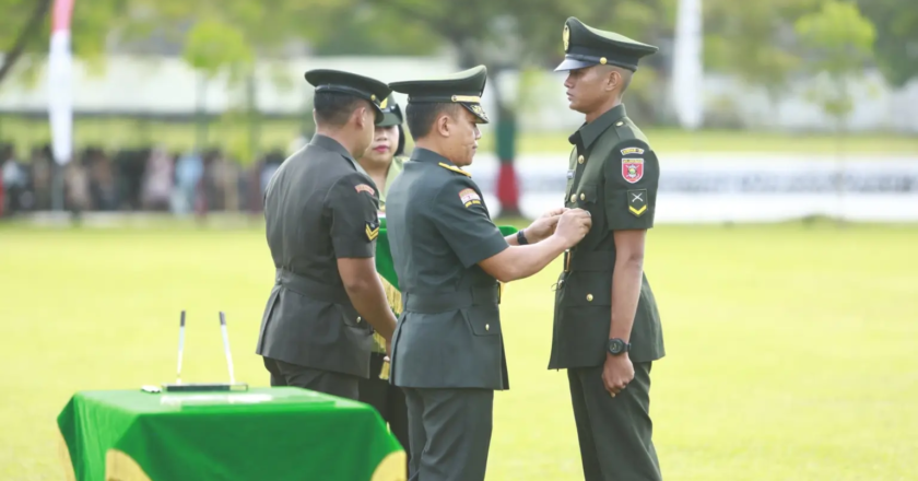 Brigjen Ari Aryanto Lantik 93 Bintara Baru di Rindam VI/Mulawarman