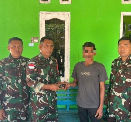 Penyerahan Senjata api rakita Ke Petugas.