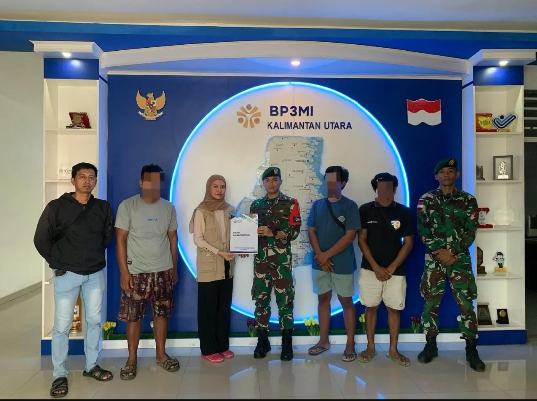 Satgas Pamtas dan Satgas Intel Kodam VI/Mulawarman Berhasil Cegah Perdagangan Orang