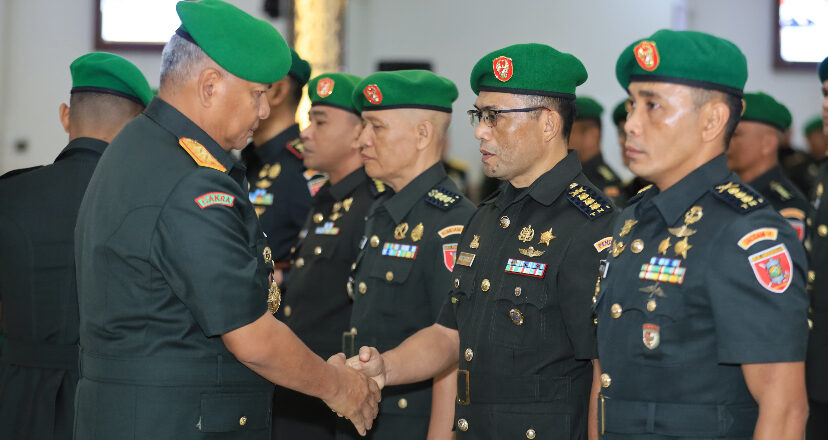 Mayor Jenderal TNI Rudy Rachmat Pimpin Sertijab Pejabat Kodam VI/Mulawarman