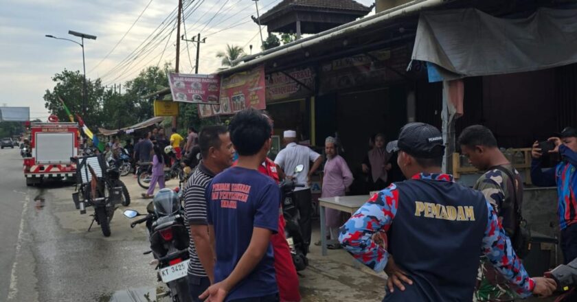 Korsleting Listrik, Rumah Dua Lantai di Samboja Nyaris Jadi Abu