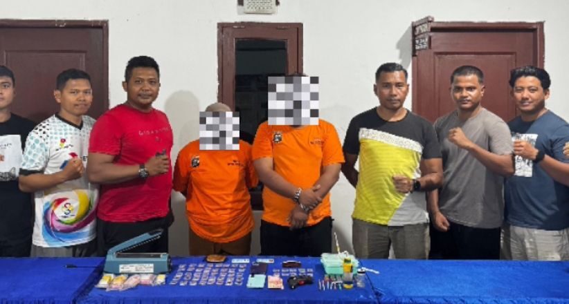 Perdagangkan Sabu, Pasutri di Sanga-Sanga Diringkus Aparat