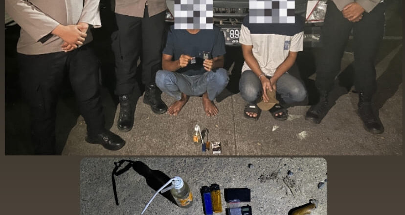 Patroli Dini Hari, Sat Samapta Polresta Samarinda Gagalkan Penyalahgunaan Narkoba