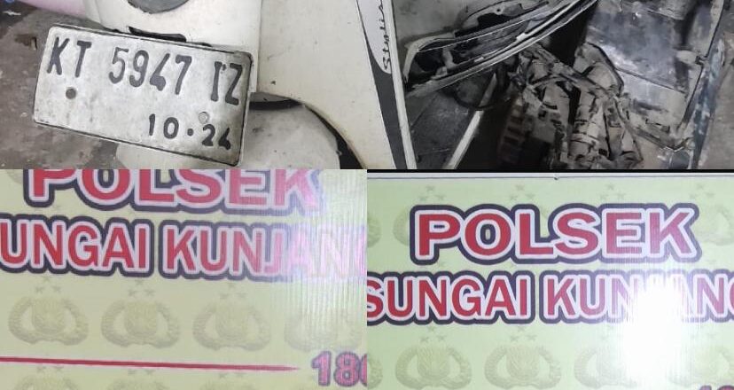 Curanmor Terekam CCTV, Polsek Sungai Kunjang Tangkap Pelaku dan Penadah