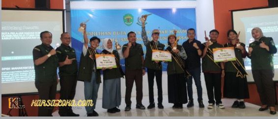 Pelajar Mahakam Ulu Berlaga di Ajang Duta Sadar Hukum, Ini Daftar Juaranya!