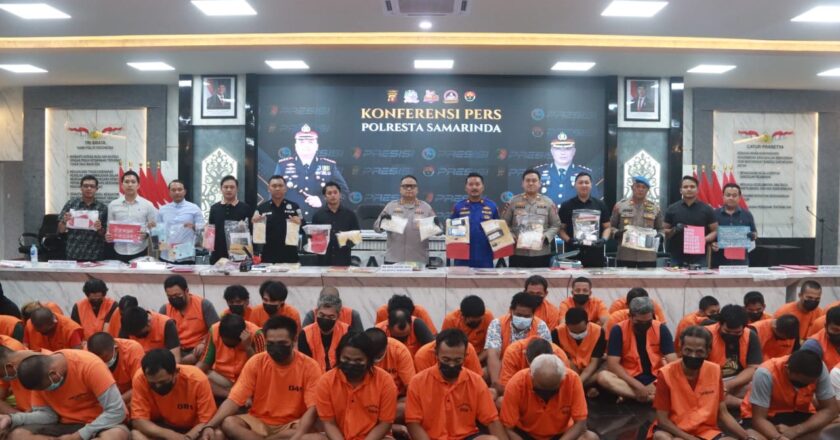 Operasi Antik 2025 di Samarinda: 66 Tersangka Ditangkap, Ribuan Jiwa Diselamatkan