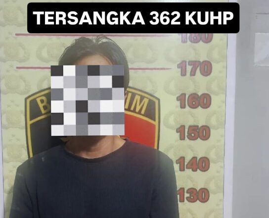 Curi Motor Jamaah Salat, Pria di Samarinda Dibekuk Polisi dalam Sehari