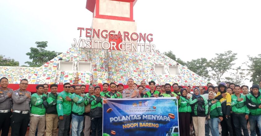Satlantas Kukar Gandeng Ojol Jaga Tertib Lalu Lintas Lewat Ngopi Bareng