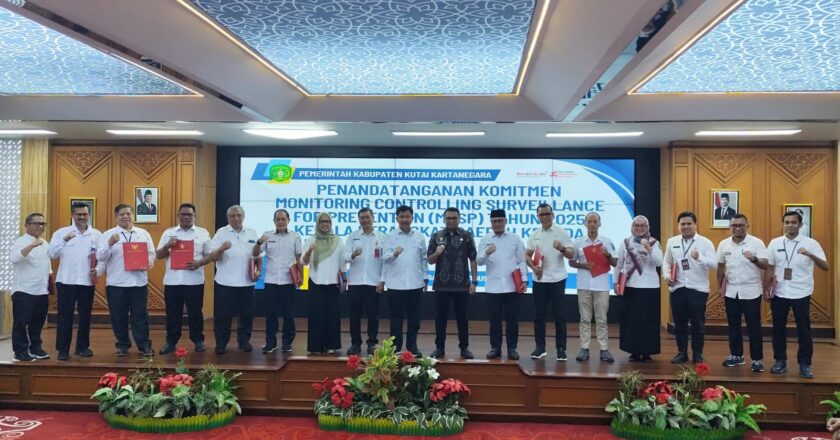 Kukar Tanda Tangani Komitmen Antikorupsi, Targetkan Zona Hijau MCSP