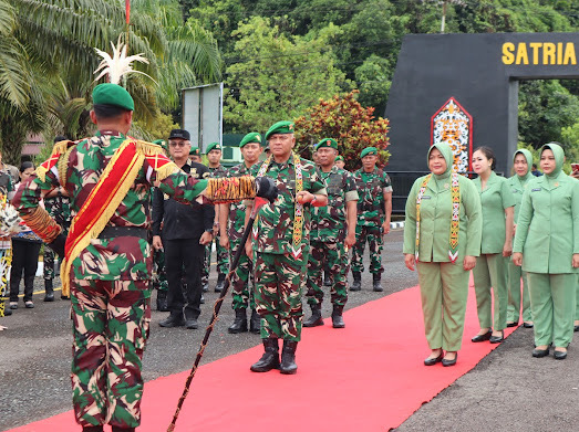 Pangdam VI/Mulawarman Kunjungi Kodim 0910/Malinau, Tekankan Disiplin dan Soliditas Prajurit