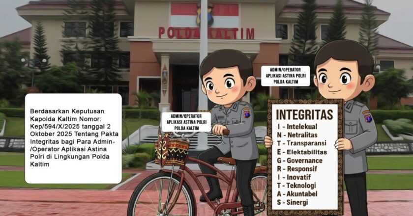 Polda Kaltim Luncurkan Proyek SEPEDA ONTEL, Perkuat Integritas Pengelolaan Administrasi Elektronik