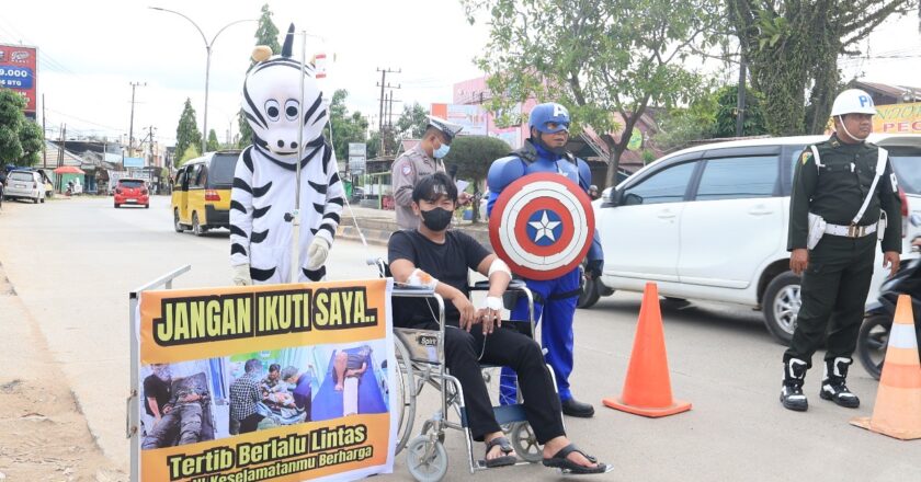 Cosplay Meriahkan Ops Zebra 2025 di Kutim, Pelanggaran R2 Masih Mendominasi