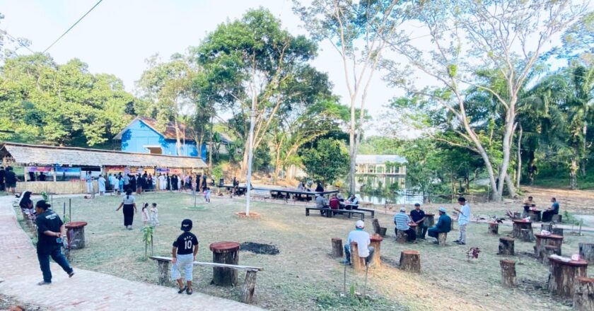 Segera Dibuka 28 November, Pasar Kuliner Lembah Sasana Kaning Park Siap Ramaikan Maluhu