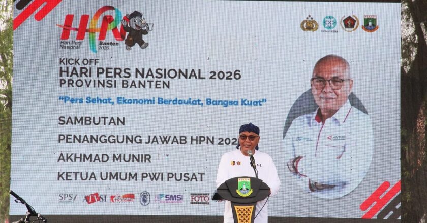 PWI Dorong Negara Perkuat Perlindungan Ekosistem Media di Kick Off HPN 2026 Banten