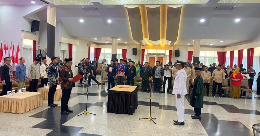 Pj Kades Jonggon Dilantik, Pemkab Kukar Tekankan Layanan Desa Tak Boleh Kosong