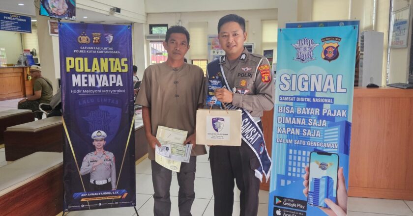 Satlantas Kukar Buka Layanan Hingga Sabtu, Warga Didampingi Lewat Polantas Menyapa