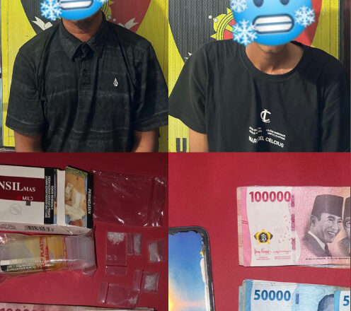 Transaksi Sabu Terendus Warga, Dua Pria di Anggana Diciduk Polisi