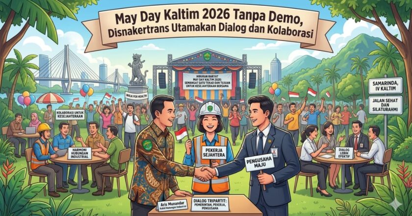 May Day 2026 di Kaltim Digelar Damai, Dialog Jadi Prioritas Tanpa Aksi Jalanan